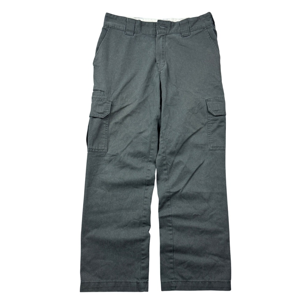 Dickies Men 32x30 (32x28) Gray Regular Straight Cargo Pants Workwear Skater READ